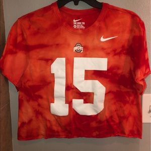 Ohio State Jersey Crop T Shirt